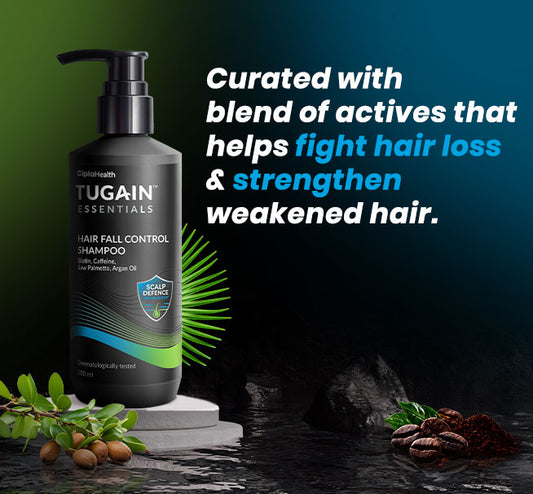 Pack of 2 HAIR FALL CONTROL SHAMPOO - Tugain Essentials