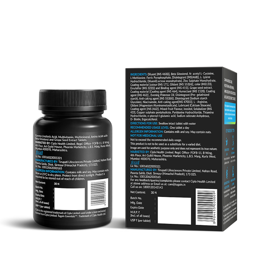 Hair Supplement for Men- Feb'26 Expiry - Tugain Essentials