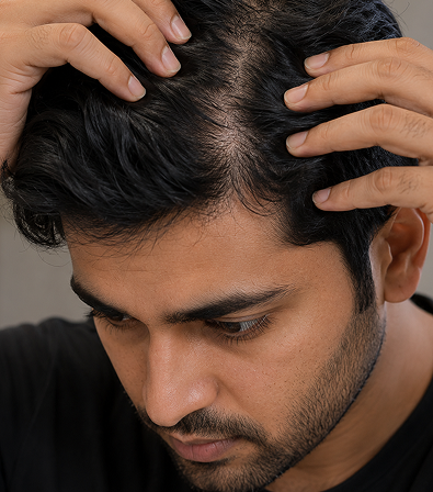 Stops hair fall at the source