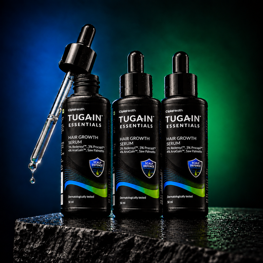 Pack of 3 Tugain Hair Growth Serum 50ml