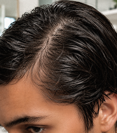Calms the scalp