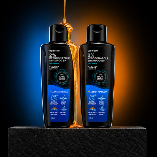 Pack of 2 Tugain 2% Ketoconazole Shampoo 100ml