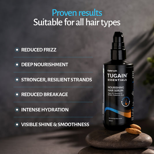Anti frizz hair serum results: reduced frizz, stronger strands and deep nourishment