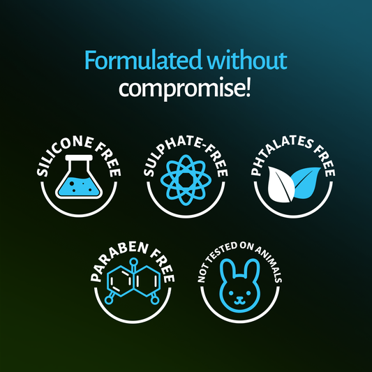Sulphate-free, silicone-free, paraben-free and cruelty-free hair growth products