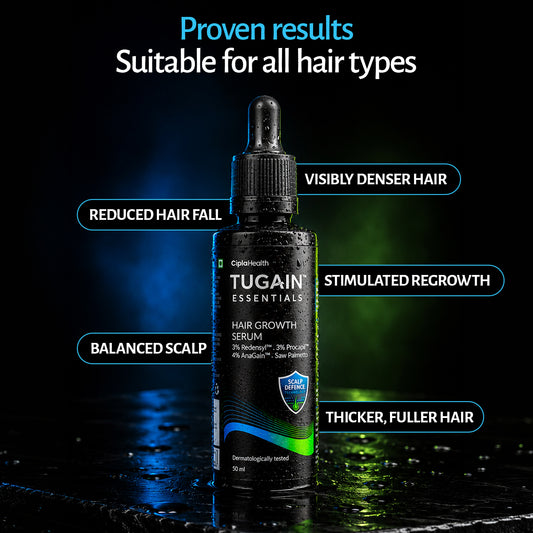 Hair density serum benefits: reduced hair fall, visibly denser hair and stimulated regrowth
