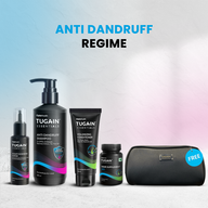 Anti-Dandruff Regime with free Pouch - Tugain Essentials 