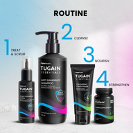 Anti-Dandruff Regime with free Pouch - Tugain Essentials 